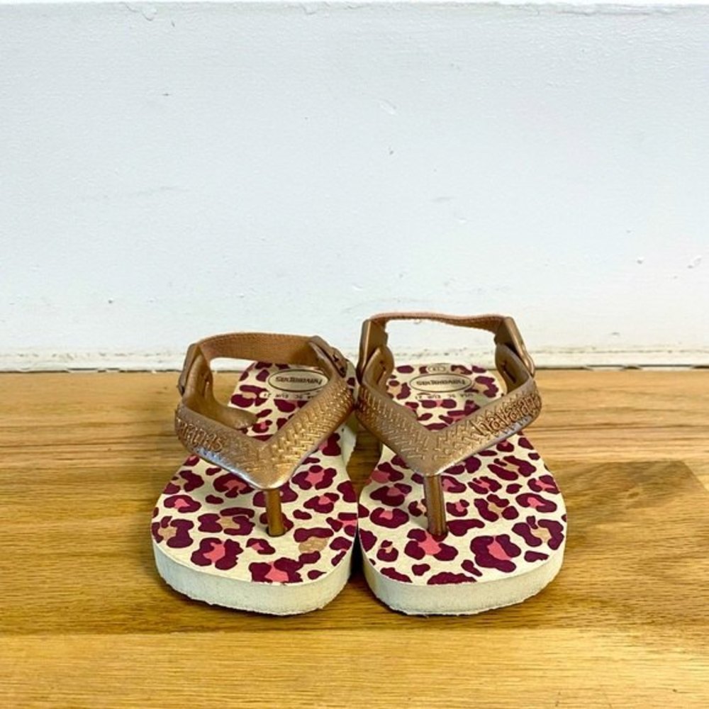Havainas Baby Chic Leopard Sandals - Picture 4 of 8